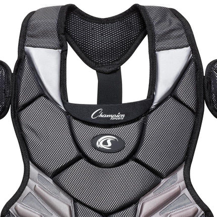 Protector de pecho de béisbol Champion Sports P120LBK modelo juvenil, 13"