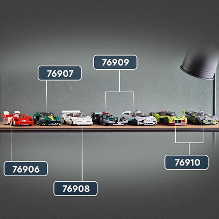 LEGO 76907 Speed Champions Lotus Evija Voiture de Course, Jouet Réduit Avec Minifigure de Pilote de Course, Jouet Pour Enfants