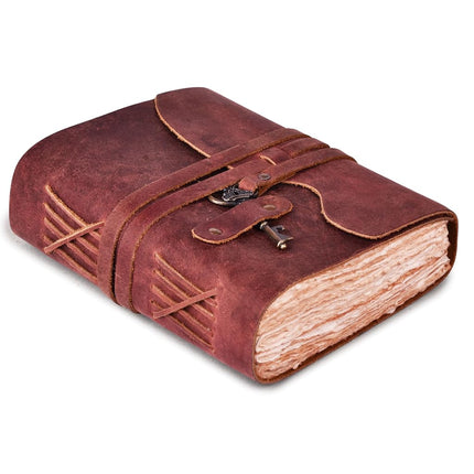LEATHER VILLAGE Vintage Leather Journal Book of Sh