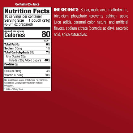 Alpine Spiced Cider Apple Flavor Drink Mix, 10-Count (Pack of 12)