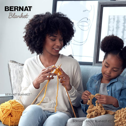 Bernat Blanket Leather Rust Yarn - 2 Pack of 300g/10.5oz - Polyester - 6 Super Bulky - 220 Yards - Knitting/Crochet