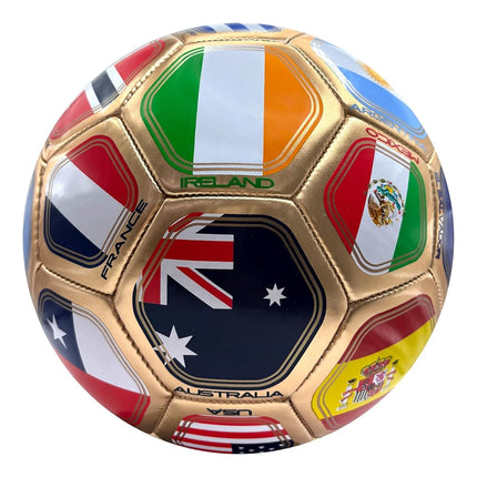 Icon Sports Officially Licensed World Soccer Ball - ISG180BLT Gold Size 5