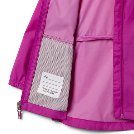 Columbia Girl's Switchback Ii Jacket, Bright Plum, X-Large