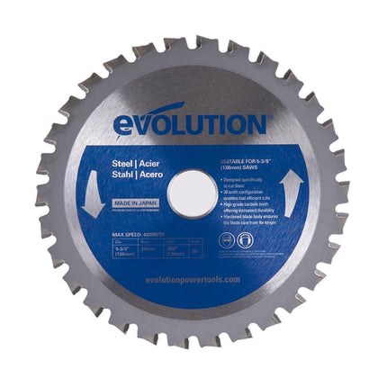 Evolution Power Tools 5-3/8BLADEST Steel Cutting S