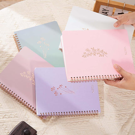 MGGAO A5 Spiral Notebooks, 5 Pack Lined Journal Notebook
