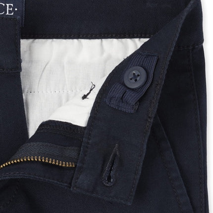 The Children's Place Boys' Stretch Skinny Chino Pants, Flax 2-Pack, 5 Slim