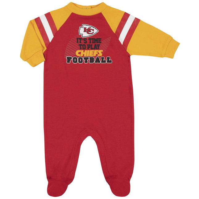 Gerber Unisex Baby Standard NFL Footed Sleep and P
