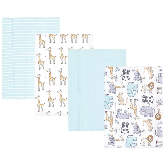 Hudson Baby Unisex Baby Cotton Flannel Burp Cloths