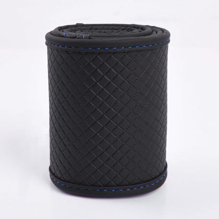Funda para Volante de Doble Material de Piel Sintética y Silicona Antideslizante FH Group FH2020BLUE, Protección Máxima y Flexible, Ajuste Universal para la Mayoría de Coches, Camionetas, SUVs y Furgonetas