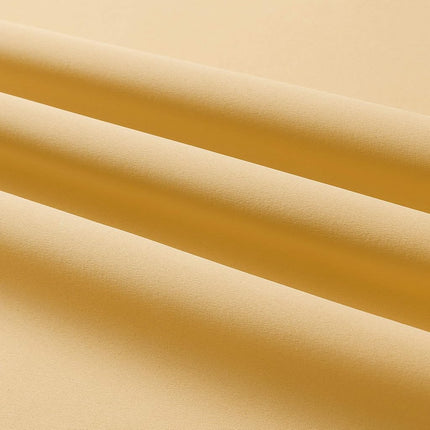 DUALIFE Yellow Curtains 72 Inches Long-Blackout Curtain Panels for Bedroom Room Darkening Solid Window Drapes for Living Room Thermal Insulated Grommet Top 42W x 72L,2 Panels Desert Mist