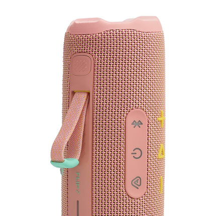 JBL Flip 7 - Portable Waterproof and Drop-Proof Speaker, Bold Pro Sound with AI Sound Boost, 16Hrs of Playtime, and PushLock System with Interchangeable Accessories (Pink)