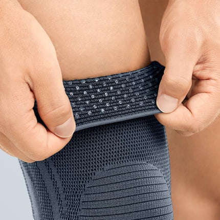 medi Genumedi - Knee Brace Unisex | Silver | Size III | Knee Support with Patella Silicone Ring | Both sides compatible