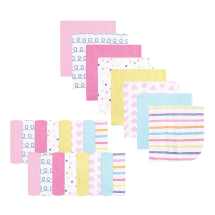 Hudson Baby Toallitas de Rayón de Bambú para Bebé Unisex, Puntos de Colores, Talla Única
