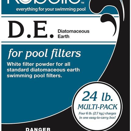 Robelle 4024 D.E./Diatomaceous Earth Powder for Swimming Pools, 24-Pound