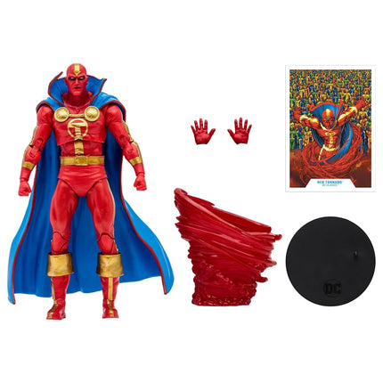 McFarlane Toys DC Multiverse Red Tornado (DC Classic) Gold Label Action Figure - 7 Inches Detailed Collectible with 22 Articulation Points and Weather-Wielding Accessories