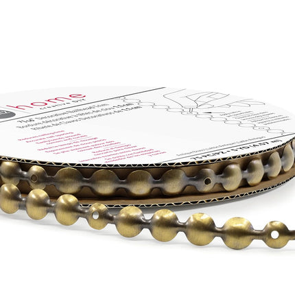 Dritz Nailhead Trim 5yd, Gold, Antique Brass