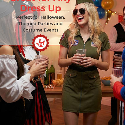 Fun Shack Army Costume Women, Pilot, Halloween Costumes for Women, S