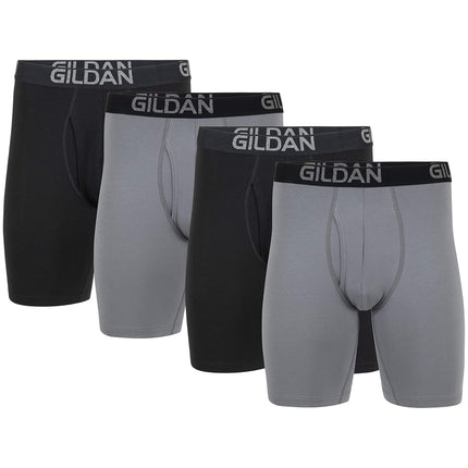 Gildan Men's Cotton Stretch Boxer Brief, Multipack
