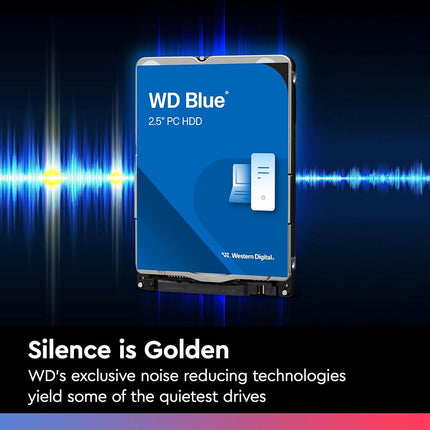WD Blue 1TB Mobile 2.5" Internal Hard Drive, 5400 RPM Class, SATA 6 GB/s, 128MB Cache, 2 Year Warranty