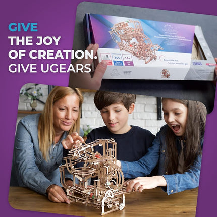 UGears Marble Run Stepped Hoist Model Kit