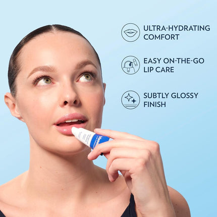 Vaseline Lip Therapy Lip Balm Tube For healthier looking lips Advanced Healing Moisturizer For Dry Lips 0.35 oz