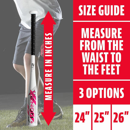 Franklin Sports 24517 Venom 1000 Official Teeball Bat Perfect For Soft Core Tee Balls, 26"/14 oz