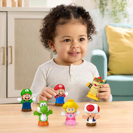 Fisher-Price Little People My Mario 6-Piece Character Figure Set