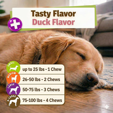 Pet Naturals Daily Probiotic for Dogs, Duck Flavor, 160 Chews - 120M CFUs Pre and Probiotics for Dogs Digestive Health, Gut Health, Immune Support, Diarrhea, Allergies and Itching