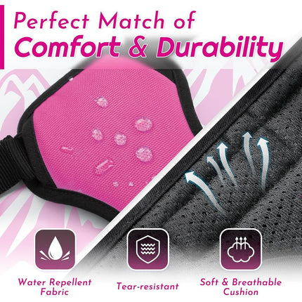 Eagloo Dog Harness Medium, No Pull Adjustable Vest with 2 Lead Clips