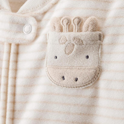 Saco de dormir unisex para bebé Carter's (rayas crema, 6-9 meses)