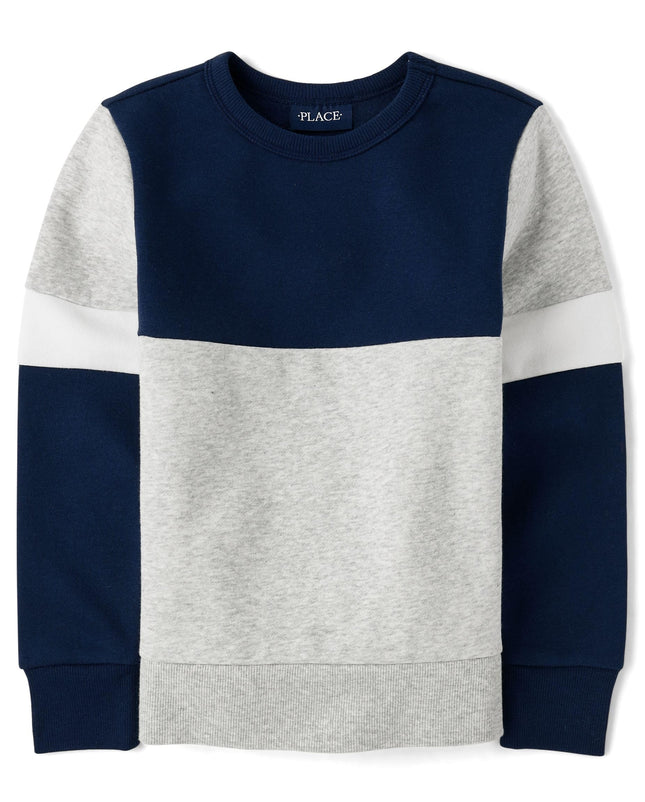The Children's Place Boys' Long Sleeve Crew Neck P