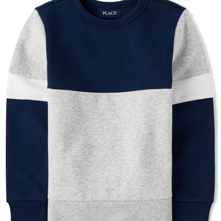 The Children's Place Boys' Long Sleeve Crew Neck P