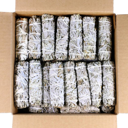 White Sage Smudge Sticks 4 Inch | Organic White Sage Smudging Wands | Bulk Quantities for Home Cleansing, Meditation, & Smudging Rituals | Sustainably Sourced California White Sage (25)