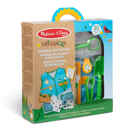 Melissa & Doug Vamos a Explorar Set de Juego Chaleco de Naturalista