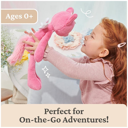 GUND Take Along Friends, Maeve Rose Fairy Cat Plush Toy, Cat Stuffed Animal for Ages 1 and Up, Pink, 15”
