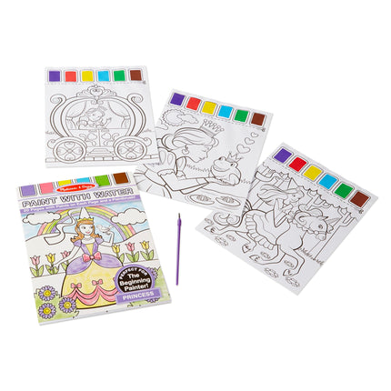 Paint with Water - Princess: Activity Books - Coloring/Painting/Stickers