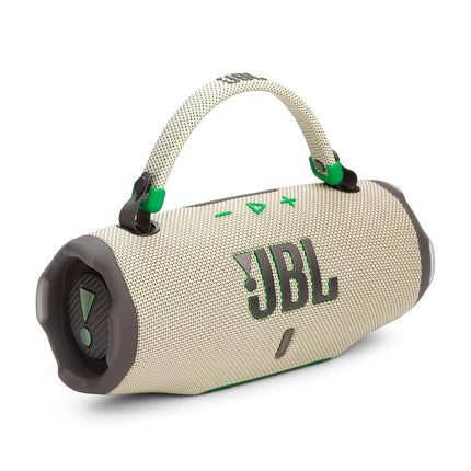 JBL Charge 6 - Portable Waterproof & Drop-Proof Bluetooth Speaker, Bold Pro Sound with AI Sound Boost, 28Hrs of Playtime, Built-in powerbank & Comes with a Sturdy/Removable Carrying Strap (Sand)