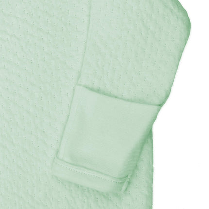 HonestBaby baby-boys Romper Coverall Sets One-piece Jumpsuit Organic Cotton for Infant Baby Boys, Girls, Unisex, Sage, 12 Months
