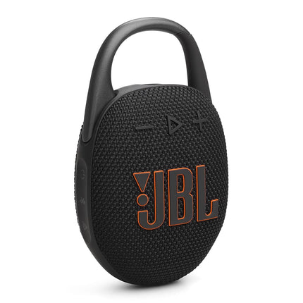JBL Clip 5 - Ultra-Portable, Waterproof & Dustproof Bluetooth Speaker, Big Pro Sound with Punchy Bass, Carabiner Included, Up to 12 Hours of Play, Partly Recycled (Black)
