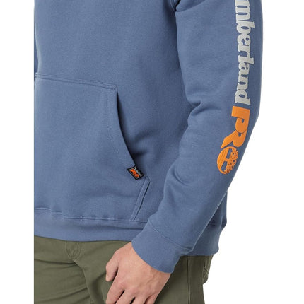 Timberland PRO Men's Honcho Sport Pullover Hooded Sweatshirt, Vintage Indigo, Medium