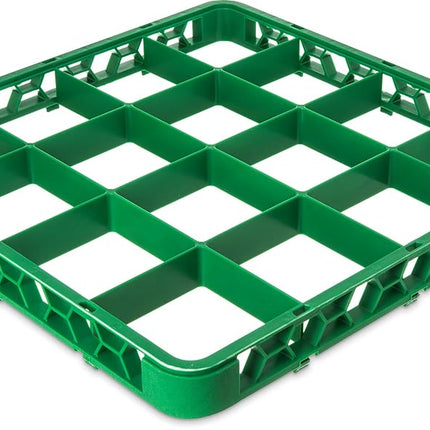 Rallonge de casier à verres divisé Carlisle FoodService Products OptiClean 25 compartiments (3-1/2"), vert
