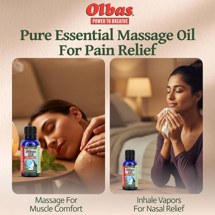Olbas - Aromatherapy & Massage Oil - 1.01 fl. oz.