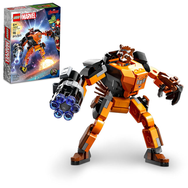 LEGO Marvel Rocket Mech Armour Set, Guardians of t