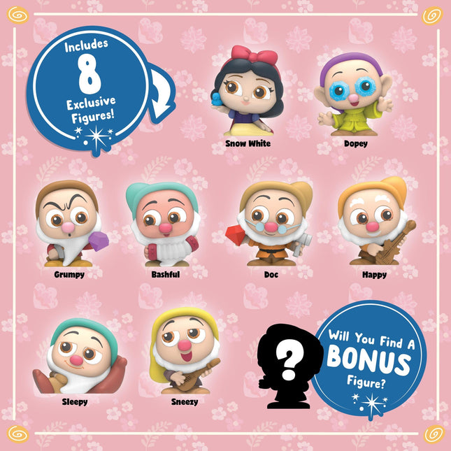 Disney Doorables Collection Blanche-Neige, 8 Figurines Exclusives de Collection, Figurines de 3,8 cm, Jouets pour Enfants de 3 Ans et Plus par Just Play
