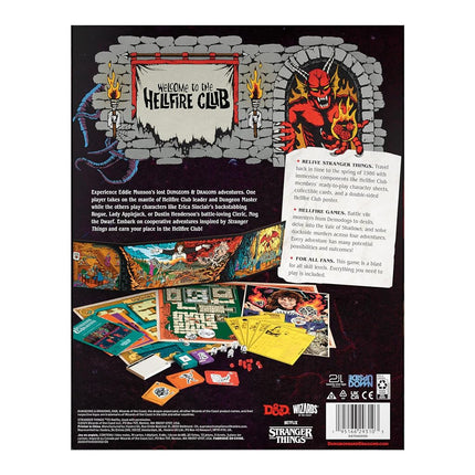 Wizards of the Coast | D&D Dungeons & Dragons Stranger Things Welcome to the Hellfire Club