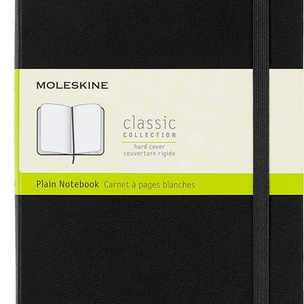 Moleskine Classic Notebook, Notebook With Plain Pa