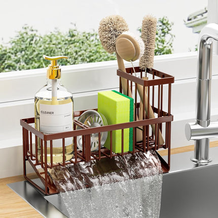 Cisily Kitchen Sink Caddy, Sponge Holder for Kitch