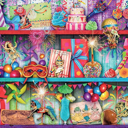 Buffalo Games - Aimee Stewart - Pretty Party - 1000 Piece Jigsaw Puzzle for Adults Challenging Puzzle Perfect for Game Nights - Finished Puzzle Size is 26.75 x 19.75