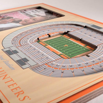 YouTheFan NCAA Tennessee Volunteers 3D StadiumView Picture Frame - Neyland Stadium, 12" x 8"