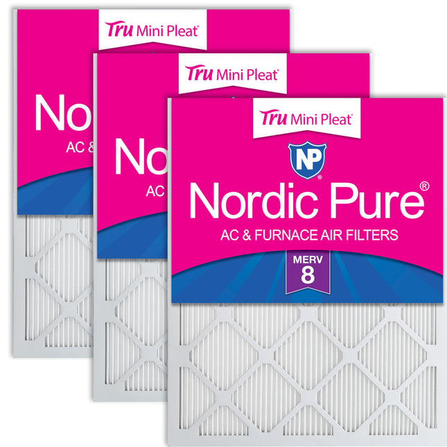 Nordic Pure 16x20x1M8MiniPleat-3 Tru Mini Pleat Me